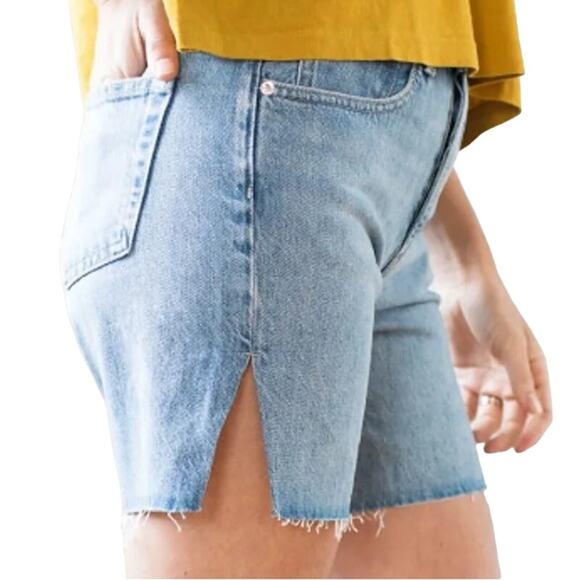 Edwin Womens Cai Jean Shorts 7" Cutoff - Sense Light Wash - Size 26 - $128 - Picture 2 of 7